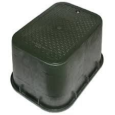 Rectangular Valve Box 475mm L X 350mm W X 305mm Deep Heavy Duty Overlay Lid (1419-12VBOL)
