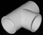 PVC Cat 19 Tee 20mm X 20mm X 15mm