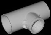 PVC Cat 21 Faucet Tee 15mm X 15mm X 15mm