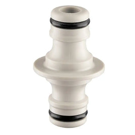Plastic 2-End Coupler 12mm