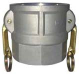 100mm Aluminium (D) Female Camlock to Female BSP Thread