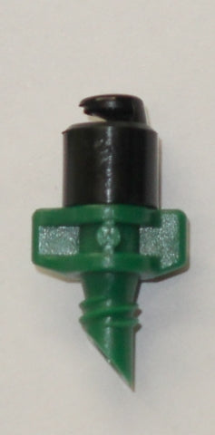 Two Piece Micro Jet 2M Green Base Fan Spray 180