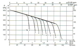 DAB-251MP Shallow Well Cast Iron Pump c/w Pressure Switch & Gauge