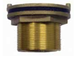 Large Brass Tank Outlet Fittings 80 - 100mm