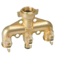 Outlet tap 3 Way Brass Manifold Universal Screw-on