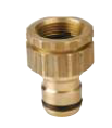 Universal Tap Adaptor Brass 18mm Click-On