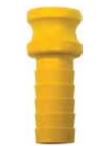 25mm Nyglass (E) Male Camlock to Hosetail