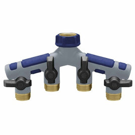 Orbit Metal 4 Way Pro Flo Manifold (Suits 15mm Tap)