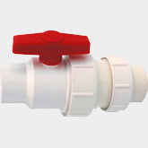 50mm Combination Ball Valve Swing Check Valve PVC