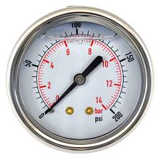 Pressure Gauge 65mm 1/4"bottom entry