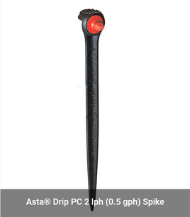 N. Antelco Asta 2 lph PC Drip Stake Red Top