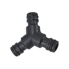 12mm Plastic Quick Connect 3 Way Male Connector