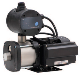 Grundfos CMB-SP Self priming Pressure Pumps fitted with the PM Series Pressure Manager