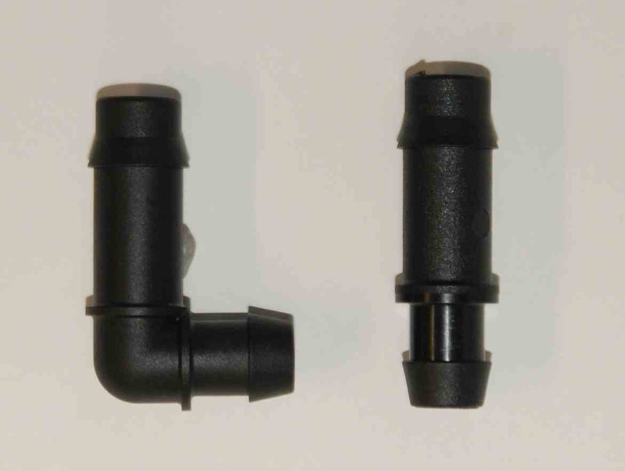 Techline Barbed Elbow Connector to Poly Pipe