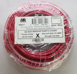 Sheathed Multi-Core Cable .5mm2 x 10 Metre Coil
