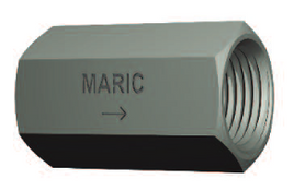 25mm MARIC Flow Control Valve Female/Female 316 Stainless Steel 10 lpm