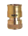 Hose Connector Brass 18mm Click-On