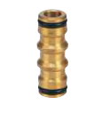 2 End Coupler Brass 12mm Click-On