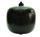 Philmac 200mm (8") Ball Float Black - 3/8" Thread