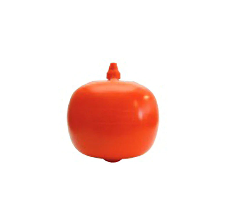 8" Philmac Plastic Float (orange)
