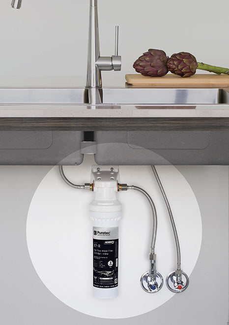 X7 High Flow Inline UnderSink System - Rain, Harsh or Rural Water